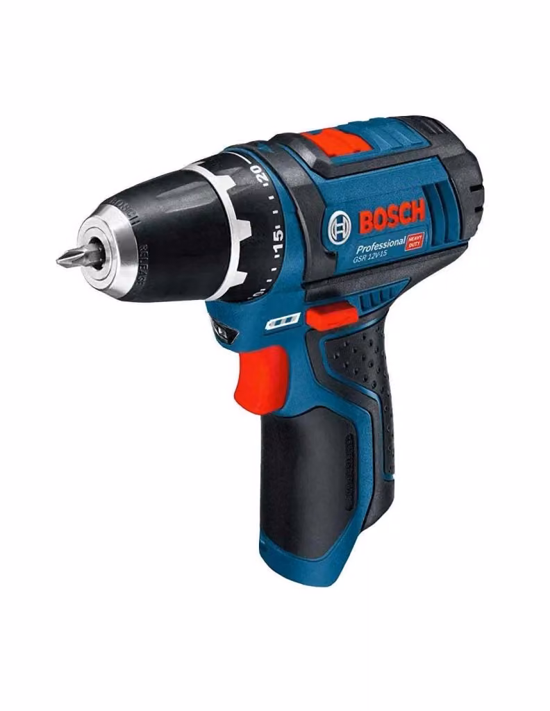 Trapano Avvitatore Bosch GSR 12V-15 con 2 batterie da 6,0 Ah, caricabatterie GAL12V-40 e L-Boxx 102, colore blu – 2