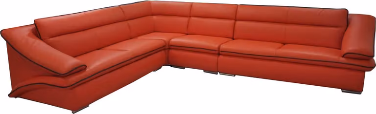 Design Leder Polster Sitz Ecke Leder Eck Landschaft Zimmer Sofa Polster Wohn