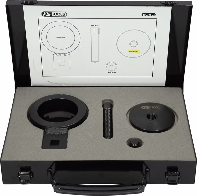KS TOOLS Set di attrezzi per la regolazione del motore per Opel, 4 pezzi ( 400.4505 )