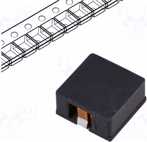 1x Induttore: Filo avvolto, corrente nominale: 32A, resistenza: 1,05 mΩ, induttanza: 1,3 uH, tolleranza: ±20%, corrente di saturazione: 62A, modello: HCI1890-1R3, tipo: SMD