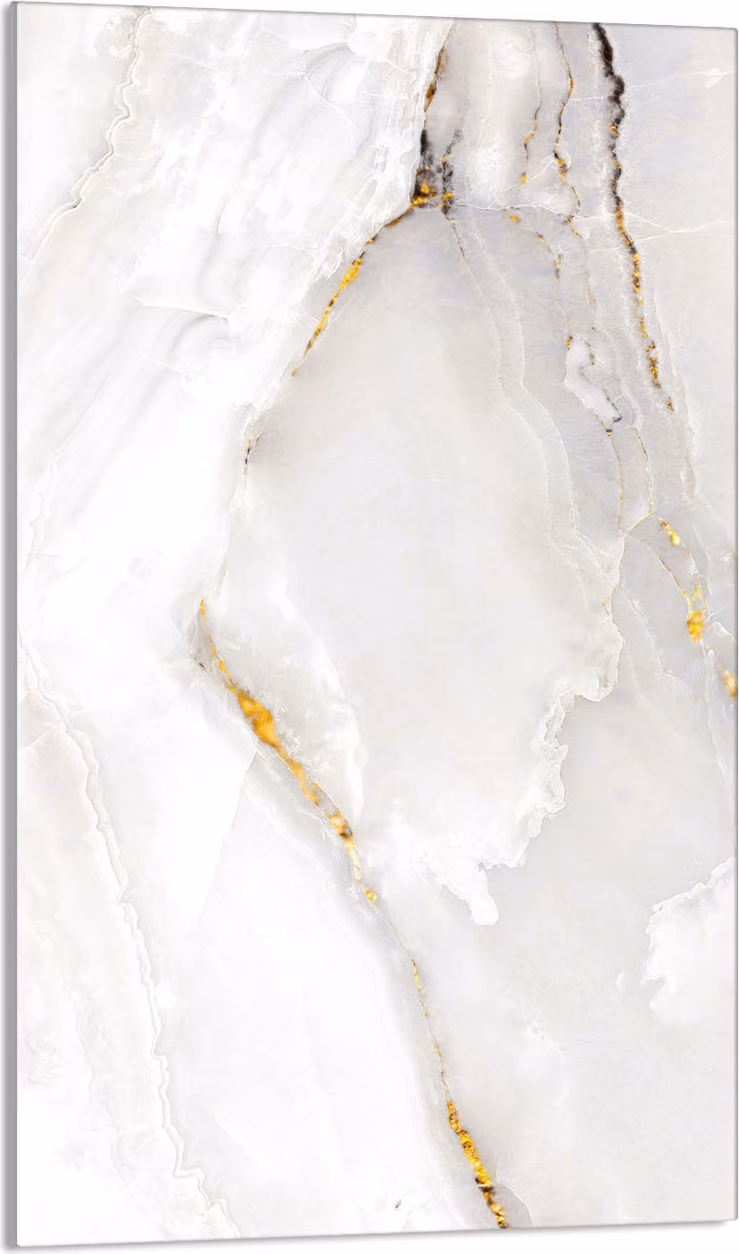 Piastra di copertura del piano cottura 30x52 in Vetroceramica, alzatina in vetro tagliere decorativo, marmo avorio