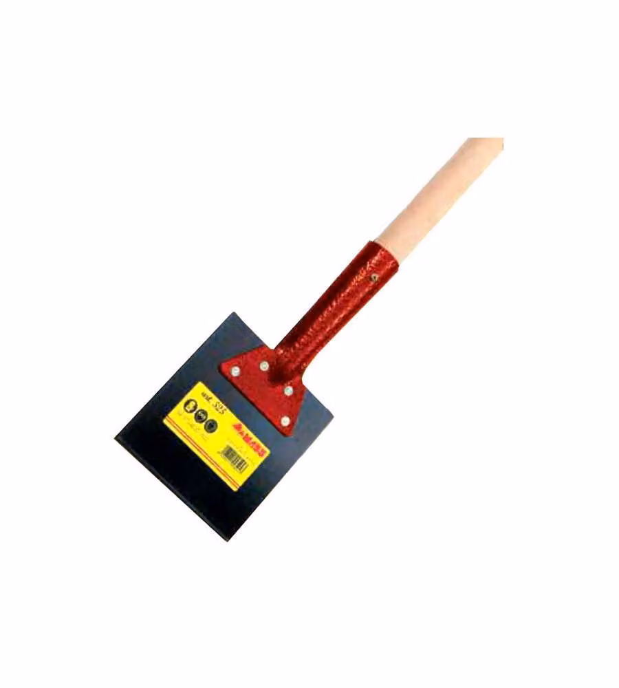 Raschietto Temprato 150x150 manico in legno Mass