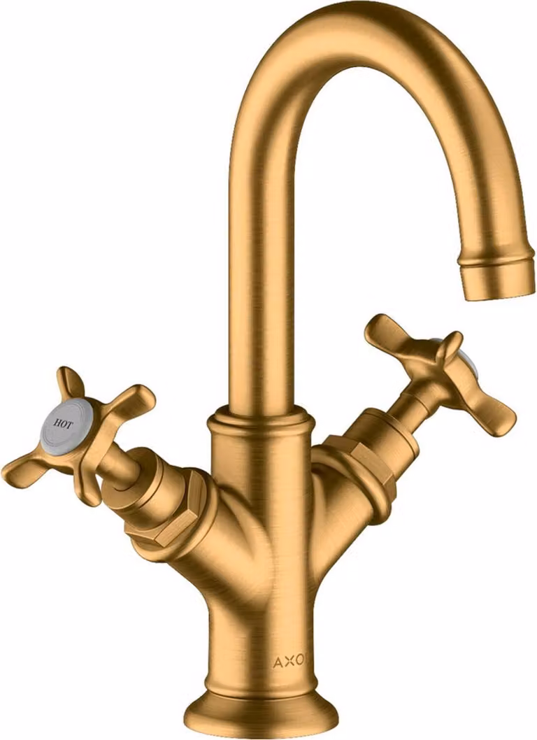 hansgrohe AXOR Montreux mitigeur lavabo 2 poignées 160, vidage rapide, pour lavabo, 16505250, 16505250