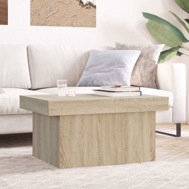 Maison Exclusive - Tavolino Sonoma in rovere 100x55x40 cm Materiale ligneo