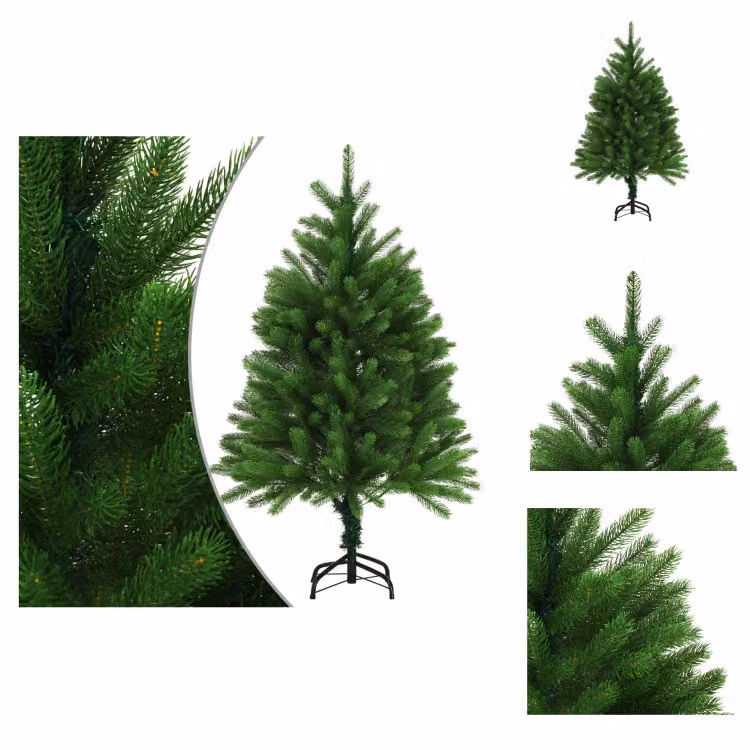 vidaXL Albero di Natale Artificiale aghi naturali 120 cm Verde - Alberi di Natale
