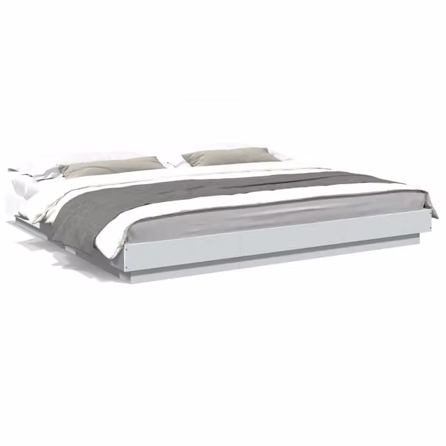 Letto matrimoniale moderno Design In in legno bianco L/P: 180 x 200 cm