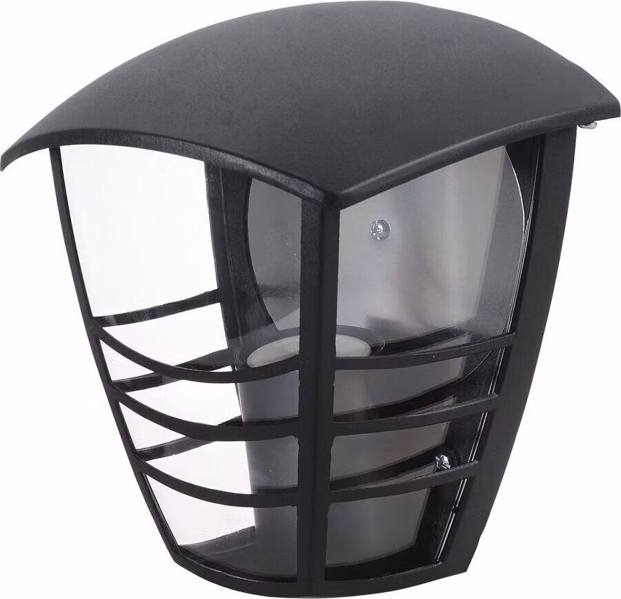 Rabalux Apparecchio per facciata nero Marsiglia per lampadina E27 8570