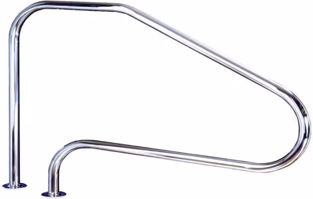 Mancorrente Piscina Inox 316 43 Mm Con Piastra Di Fissaggio
