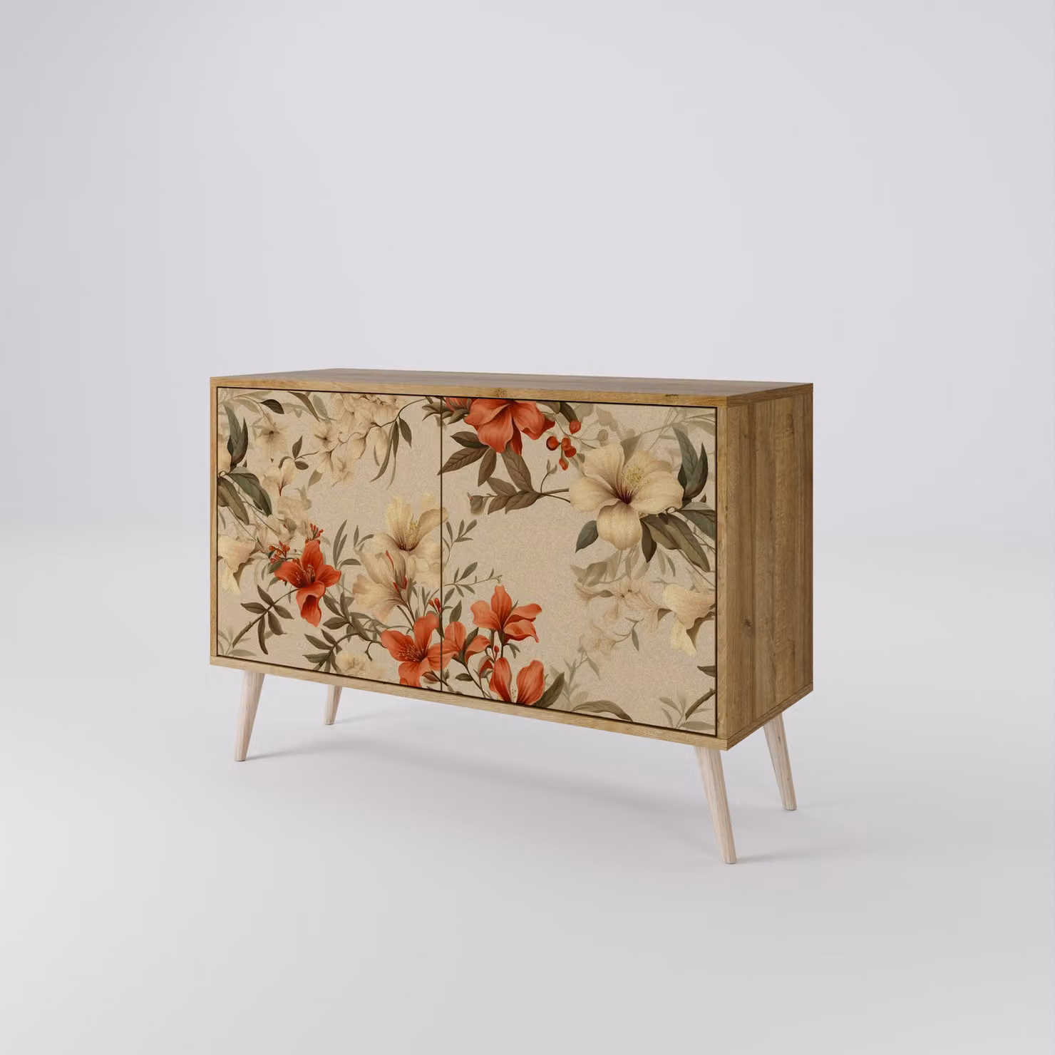Cassettiera Spacerebels a 2 ante - credenza cassettiera - credenza alta - mobile guardaroba - soggiorno camera da letto - 57,5×111×42 (HxLxP)