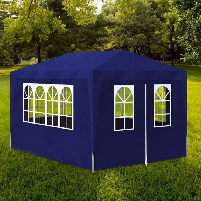 The Living Store Tenda per feste 3x4 m Blu
