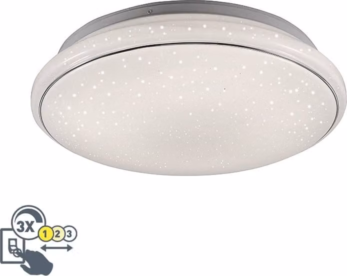 Plafoniera LED 32W wit - Mars Lampada moderna per camera da letto illuminazione interna apparecchio / lampada