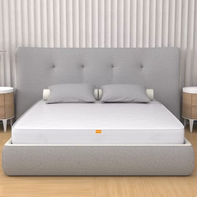 Materasso Matrimoniale MIASUITE Plus H10 in Waterfoam con Aloe Vera, Bianco, L/P/H: 180 x 200 x 10 cm – 1