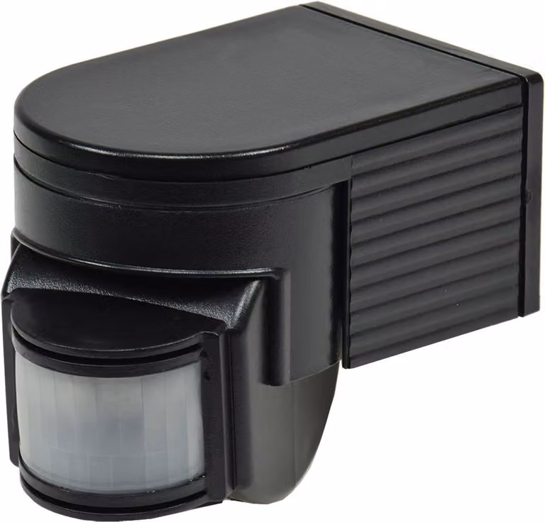 Rivelatore di movimento a superficie ChiliTec CBM 180° IP44, 1-1000W, nero