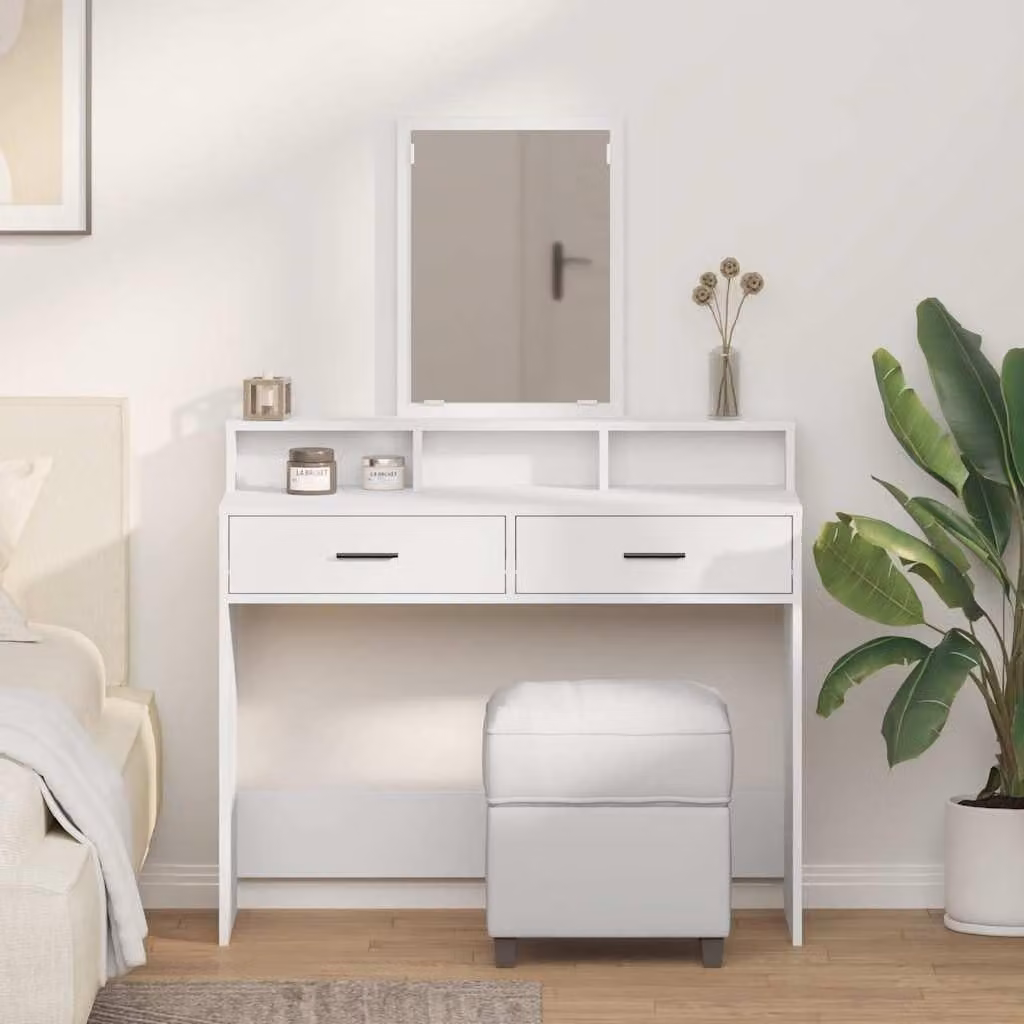 Comò moderno con specchio e cassettiere