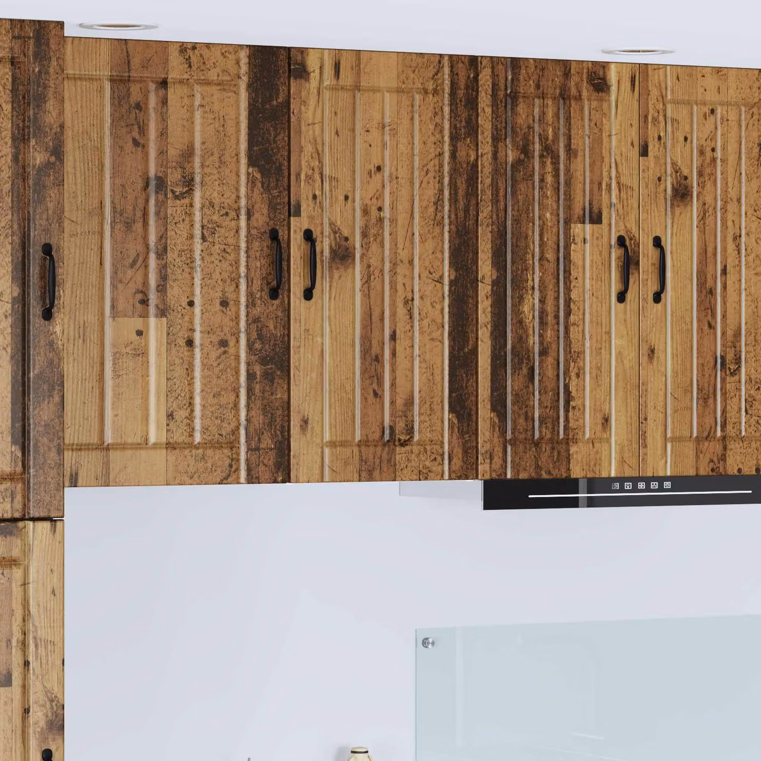 vidaXL Armadietto a muro LUCCA moderno in legno marrone L 40 cm, P 31 cm, H 80 cm