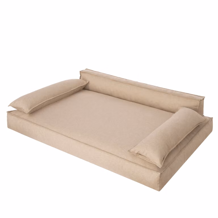 Letto per cani, materasso per animali, letto per gatti, cuscino per cani, cesto per cani, divano per cani, posto per cani, ortopedico, mobili, beige, 120x77 cm