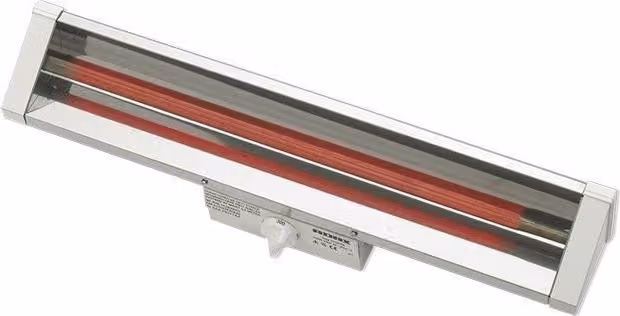Riscaldatore a infrarossi - Arancione - 1000 W, 74 x 10 x 13,2 cm