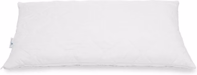 Cuscino in microfibra DaunenStep Sterilsan bianco per chi dorme di schiena o di lato L 50 cm x P 80 cm – 1