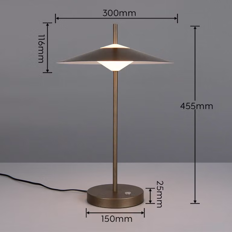 Trio Lighting Lampada da terra a LED Amalo, dimmerabile, Alluminio / Grigio / Zincato, Soggiorno / Sala da pranzo, Metallo, Moderno, Lampada LED da terra