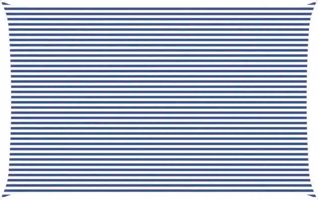 Vela Parasole | Telo Ombra | Vela da ombra solare Blu e Bianco 8 x 5 m