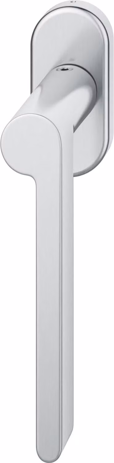 Maniglia per finestra FSB 34 1021 ovale rosa destra Ferramenta per finestra in acciaio inox satinato