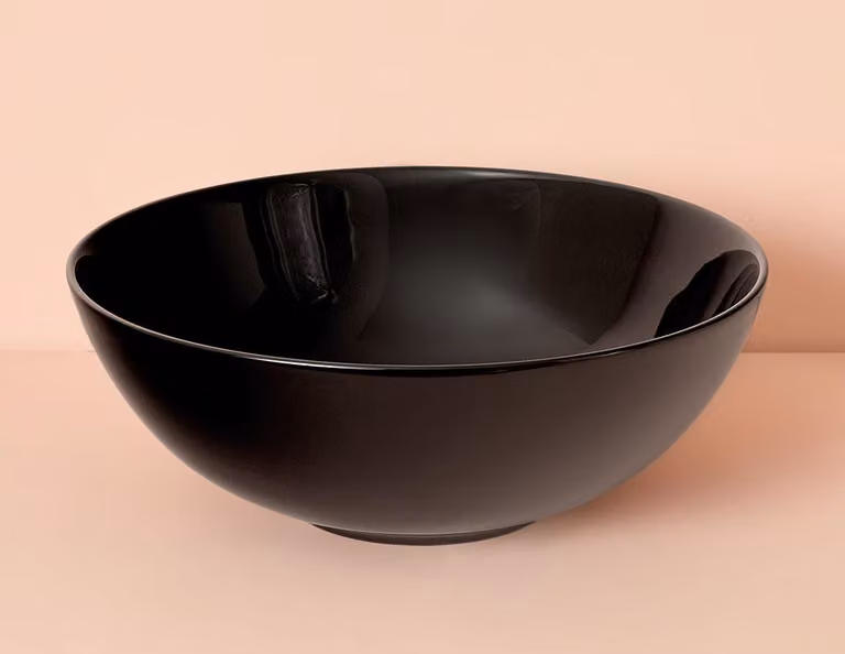 SANYCCES PADOVA lavabo da appoggio Ø 39,5 cm x 14h, nero
