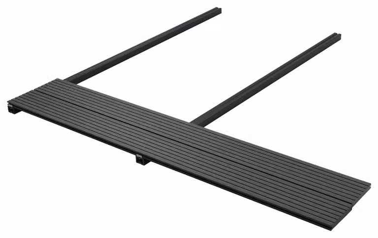 Pavimento da Deck 30 pcs Nero WPC