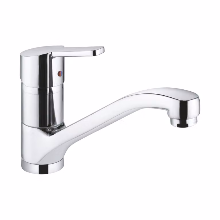 Miscelatore monocomando per lavello Kludi Logo Neo senza pressione, cromato, 1 pz.