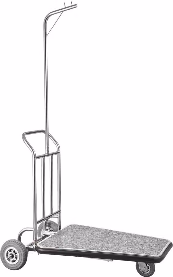 Carrello portabagagli hotel 3 ruote - carrello portabagagli bellboy carrello 272kg - dimensioni 1080x640x1800mm - carrello portabagagli professionale