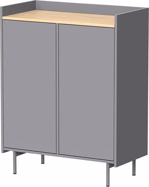 Credenza Velina Vicco Grigio L: 103 cm, P: 40 cm, H: 80 cm – 1