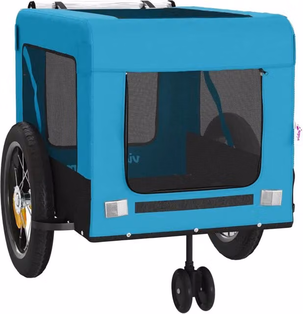 Rimorchio/carrello per animali domestici blu 02_0044257