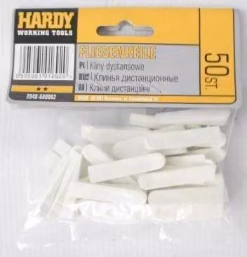 Cunei distanziatori Hardex grandi 50 pz. in busta