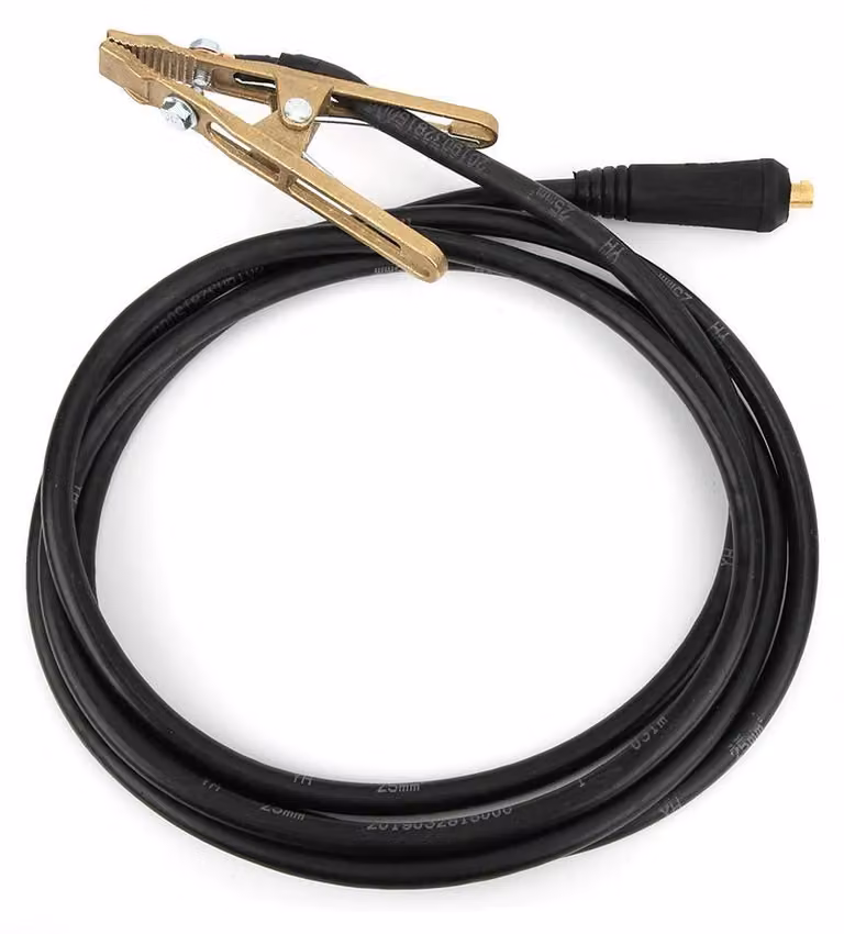 Cavo per saldatrice da 3 metri, 260A - Cavo di saldatura da 25mm² per saldatrici MMA, ARC e TIG