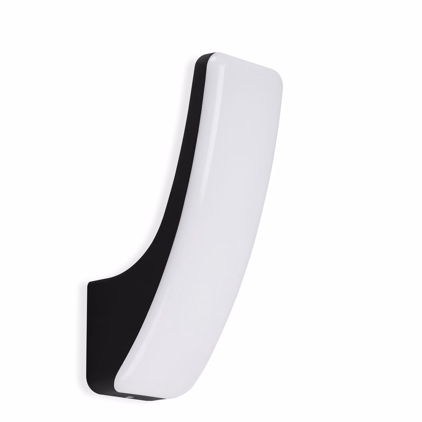 Lampada da parete per esterni a LED 4000K IP44 15W nero metallo-plastica Telefunken