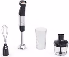 Frullatore ad immersione Moulinex Quickchef+ DD6738 3 in 1, 1000W, Silver e Black