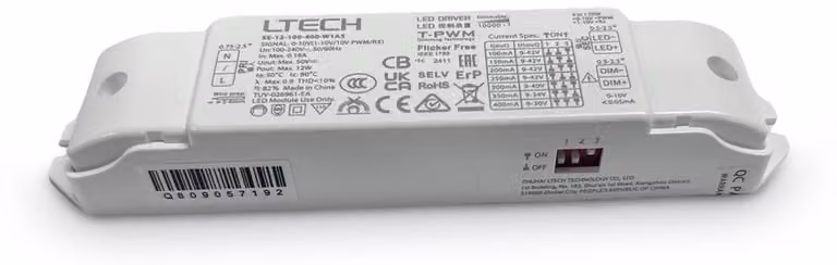 Alimentatore dimmerabile 12W 1-10V Bianco Collezione NOVA Ideal Lux
