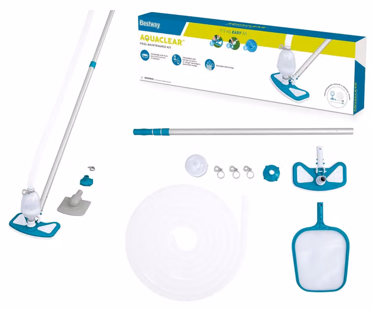 Kit per la pulizia della piscina Bestway, modello 58234