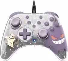 Gamepad Hori Turbo per Nintendo Switch Pokemon Gengar e Mimikyu Clear e Purple NSX 090E