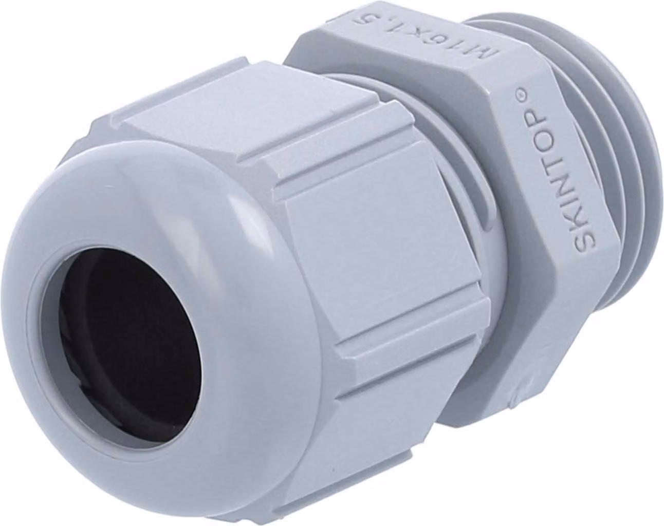 Raccordo filettato LAPP M16x1,5, codice SKU-M16, realizzato in poliammide (PA), lunghezza filettatura 8,0 mm - confezione da 1 pezzo