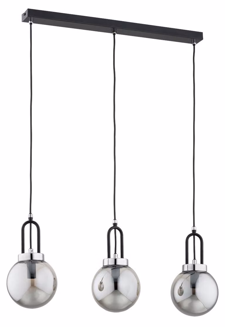 Lampada a sospensione ATORI BLACK S 3xE14