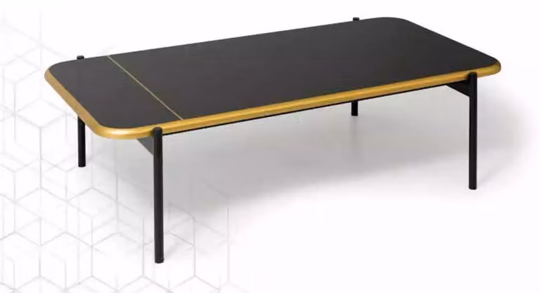 Möbel Tisch Luxus Modern Couchtisch Holz Wohnzimmer Design schwarz