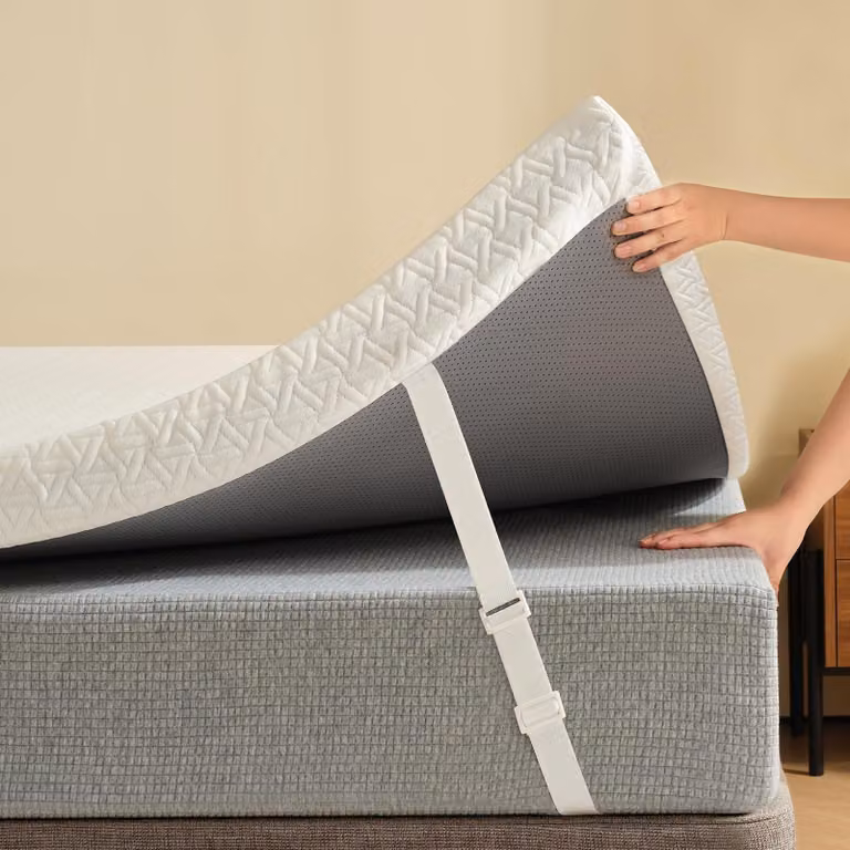 Solidchoice - Materassino imbottito 160 x 200 cm in gel e memory foam