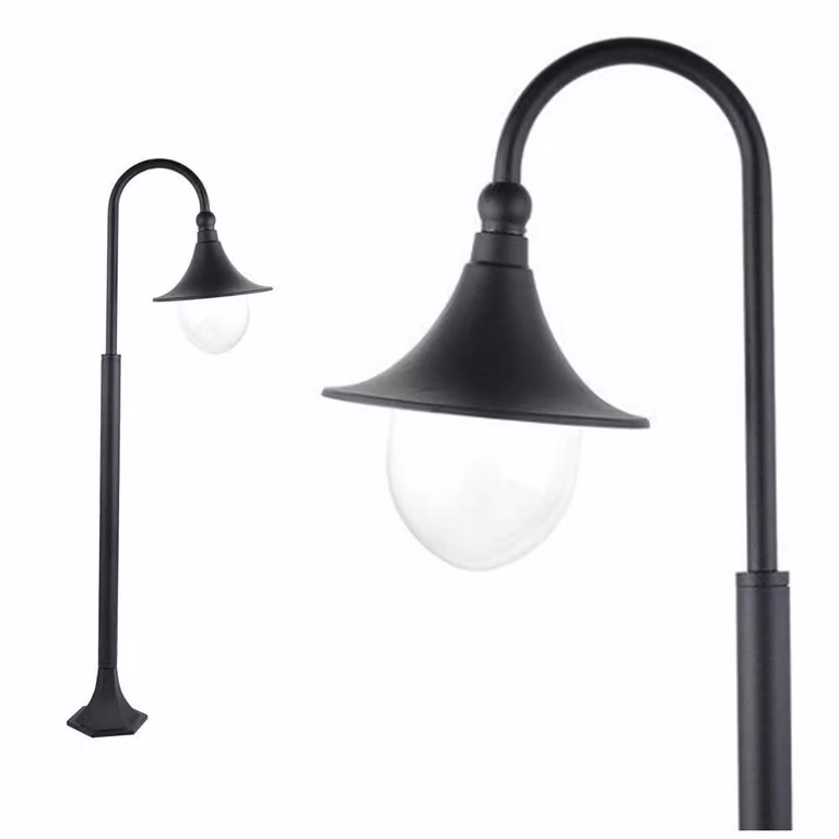 Lampada da giardino 1xE27 Konstanz nero 8247 Rabalux