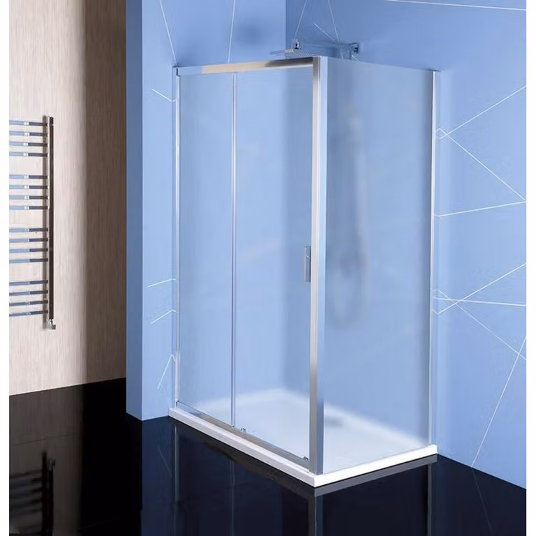 Cabina doccia Easy Line rettangolare 1200x800mm variante L/R, vetro Brick