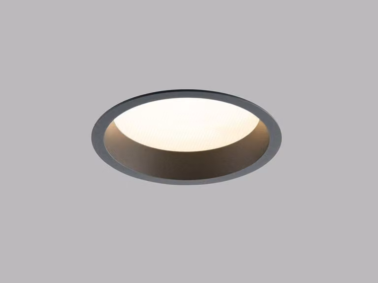 Luce da incasso dimmerabile LED2 ZETA IP44 CRI90, variante: ZETA S, Ø 136 mm, 4000 K, NERO, DALI