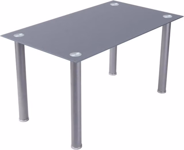 Tavolo Willow Silver 140x80x75