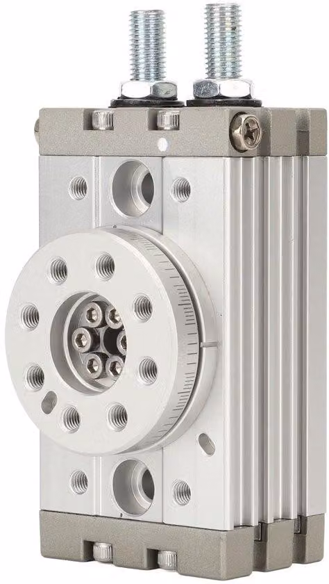 Cilindro pneumatico in alluminio, rotazione di 190 gradi - Robusto - Resistente all'acqua e alla polvere - dotato di anello magnetico - doppia funzione - rotazione di 190 gradi