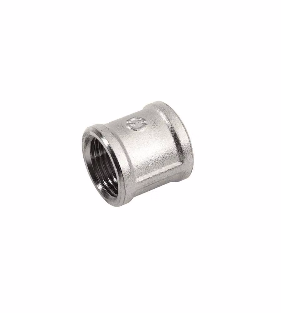 Idrobric Manicotto FF Cromato Lucido 3/4" per Impianti Idraulici