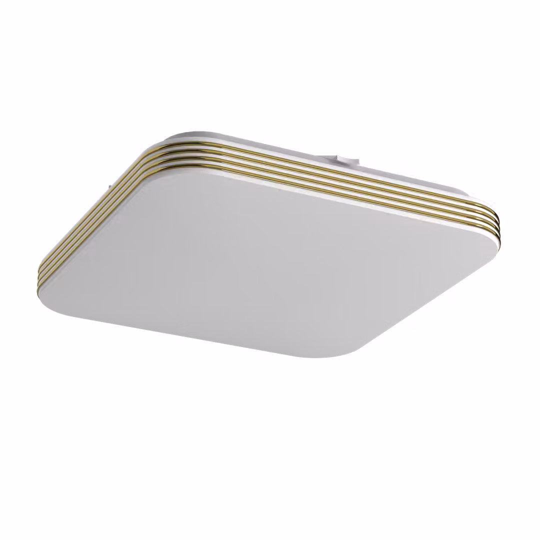 Plafond quadrato 26 cm LED 11W bianco/oro Dabar Eko-Light