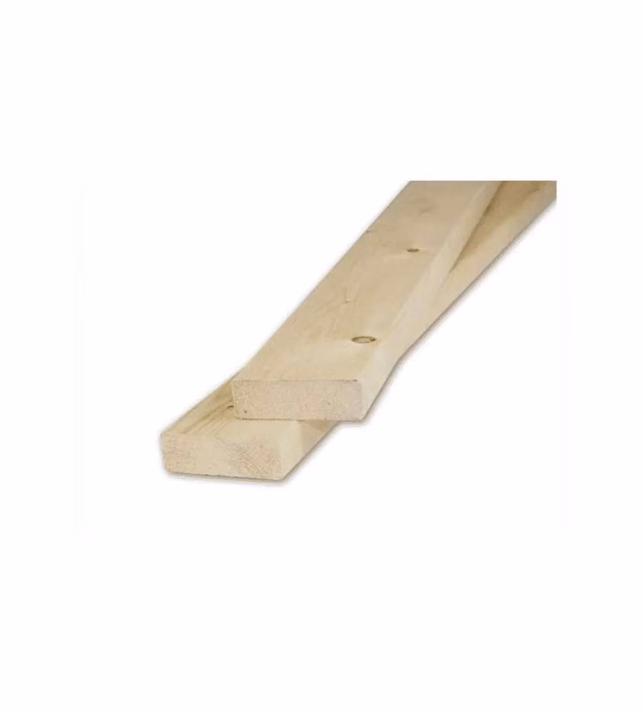 Listello Abete Piallato 30x90x1000mm - Superficie Liscia 1 Metro